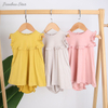 New Launch Baby Outfits Sleeveless Tops And Shorts Baby & Kids Girls Summer Bamboo Knitted Clothing Set