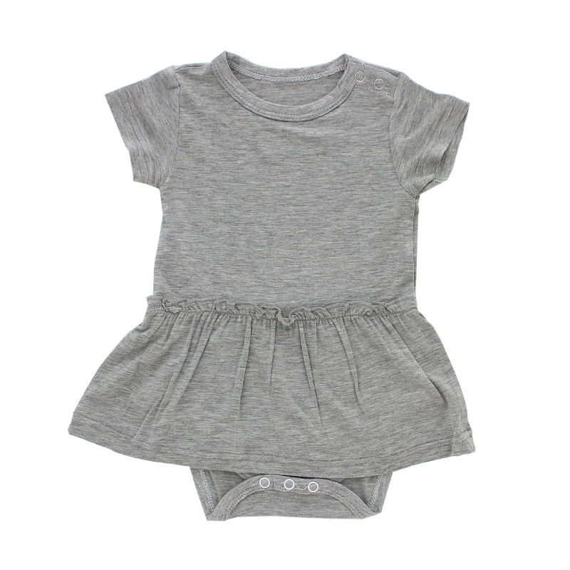 Short Sleeve Baby Romper Newborn Baby Pajamas High Quality Snap Button Style Girls Boys Bamboo Cotton Fabric Clothes