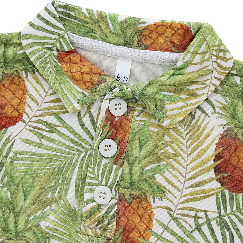 Summer Short Sleeves Lightweight Breathable Unisex Baby Toddler Kids POLO Style T-Shirt Baby Tops