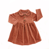 New Arrival Fall Winter Long Sleeves Boutique Infant Baby Dresses Toddler Kids Girl Dresses