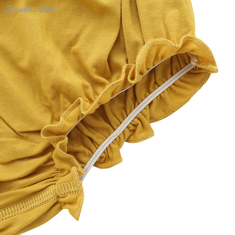Factory Hot Sale High Quality 100% Cotton Breathable New Design Summer Sleeveless Suit Set Baby Clothes