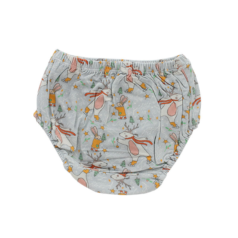 Hot Selling Baby Underwear Custom Print Bamboo Spandex Cotton Fabric Baby Girl Classic Design Kids Clothing