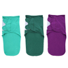 Newborn Baby Blanket Solid Color Unisex Baby Girls Boys Swaddle Custom Organic Muslin 100% Cotton Fabric Baby Sleeping Bag