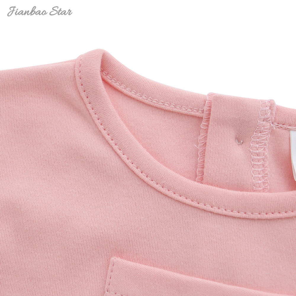 Solid Color With Wooden Button New Style baby girl rompers Newborn Baby Rompers Summer Jumpsuit Clothing Baby Onesie