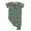 Bamboo Cotton Knitted Baby Boy Spring Summer Clothes High Quality Factory Price Custom Print Romper OEM Logo Sleepsuit