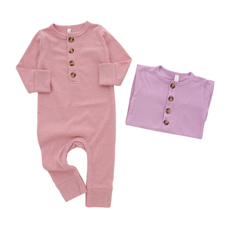 Baby Jumpsuit Long Sleeve Unisex Clothes For Autumn Spring Winter Kids Romper OEM Customized Printed Design