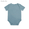 OEM 95%bamboo 5%spandex Shortsleeve Rompers Clothes Pajamas High-Quality Bamboo Newborn Baby Girls Boys Clothing Casual Nice