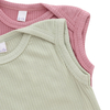 Hot Sale High Quality 100% Cotton Knitted Custom Wholesale Buttons Sleeveless New Born Unisex Baby Rompers