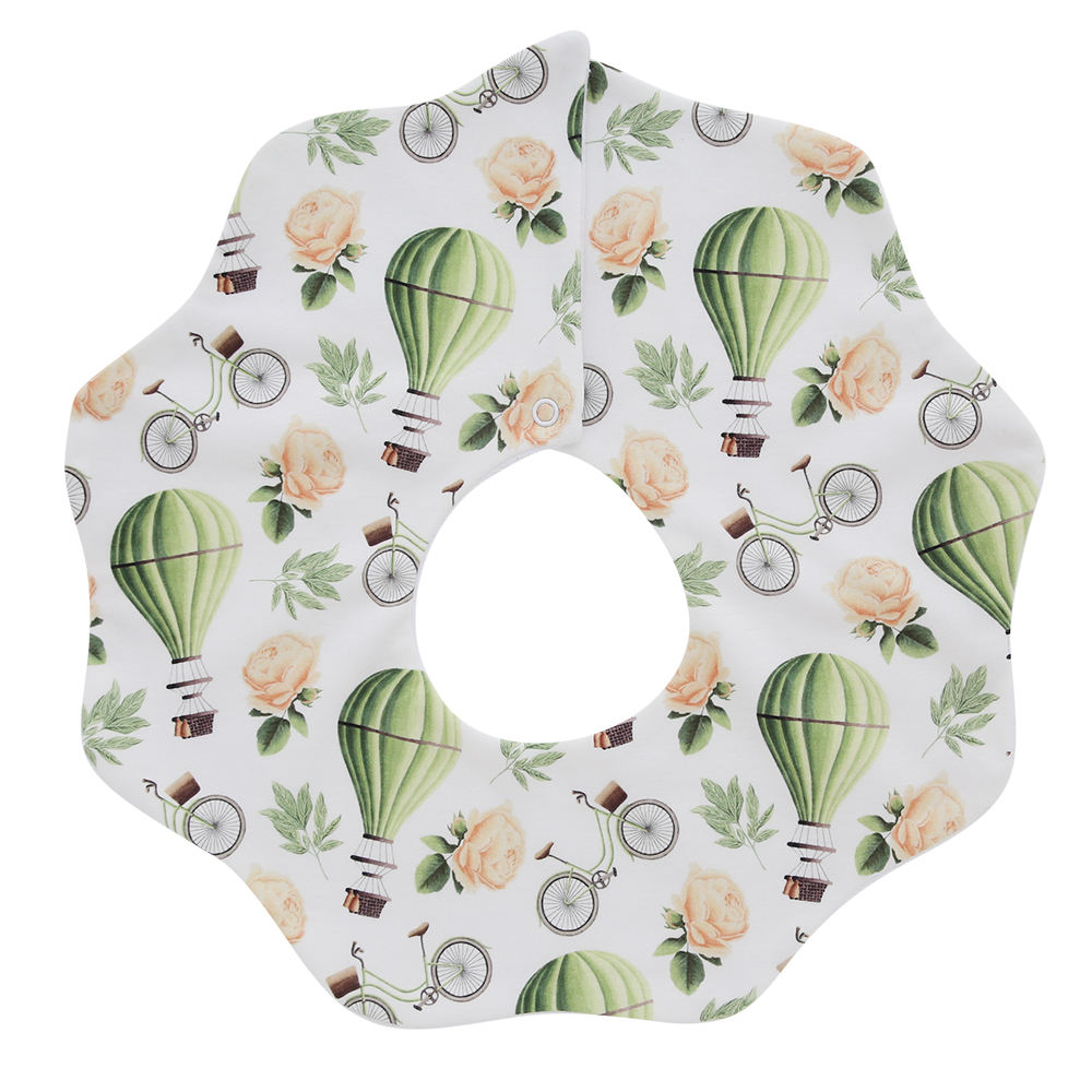 Wholesale Factory Price 100% Cotton Bamboo Toddler Baby Bibs Cute Customize Hot Selling Apron Flower Like Baby Bibs