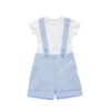 Hot Sale Baby Clothing Sets Short Sleeve Jacket Suspenders Dresses Boys And Girls Baby Jumpsuit Romper Set