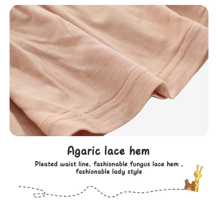 Summer Style Sleeveless Baby Dress Wholesale High Quality Bamboo Cotton Suspender Baby Girls Skirt Soft Infants Clothing