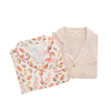 Long Sleeve Mother Pajamas in High Quality Bamboo Viscose Button Women Sleeping Wear Soft Mommy PJ Dress