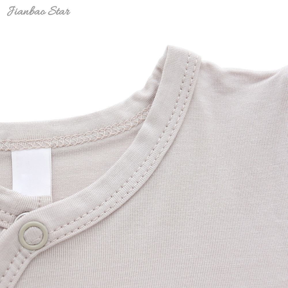 Hot Sale High Quality 100% Cotton Knitted Breathable Ruffle Wholesale Buttons Sleeveless New Born Unisex Baby Rompers