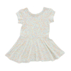 Baby Toddler Girls Summer Dress Round Collar A-Line Wholesale Kids Clothing Dress With Customized Printing Design