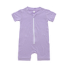 New Born Baby Romper With Single Front Zipper Design Summer Baby Jumpsuits Short Sleeve Boys And Girls Kids Clothes
