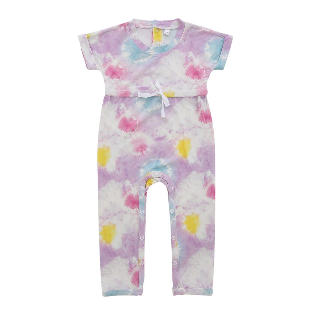 Wholesale 0-24 Months Short Sleeve Overall Clothing Infant And Toddler Baby Romper Jumpsuits Lovely Kids Suspender