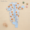 Bamboo Viscose Soft Baby Jumpsuit Pajamas Newborn Sleepers Boy Girl Clothes Printed Custom Baby Rompers