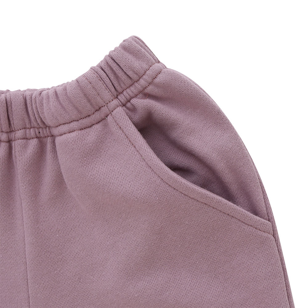 Long Sleeves Clothing Set Bamboo And Spandex Knitted Tops And Short 2PCS Clothing Sets With Opening Button Design