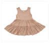 Summer Style Sleeveless Baby Dress Wholesale High Quality Bamboo Cotton Suspender Baby Girls Skirt Soft Infants Clothing