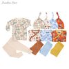 Wholesale 0-24m Baby Pajamas Sets Autumn Long Sleeve Knitted Cotton Boys Girls Outfits 3 Pieces Baby Clothing Gift Set