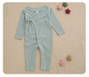New Hot Selling Baby Romper Set Long Sleeve 95% Viscose Bamboo 5% Spandex Custom Print Blank Button Babi Rompers