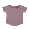 Classic 100% Cotton T Shirt Solid Color Sleepwear Bamboo Organic Cotton Short Sleeve Tops for Babies Kids Clothing