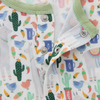 Wholesale Newborn Baby Pajamas Set Long Sleeve Knitted Bamboo Cotton Boys Girls Baby Romper Set Customize Print 2 Pieces PJs
