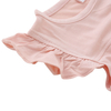 New Arrivals High Quality Hot Sale Customs Solid Color Ruffled Buttons Sleeveless Lovely Baby Girls Dresses