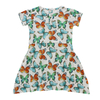 Wholesale 0-24 Months Baby Dress Casual Party Clothing Lovely Baby Dress Autumn Short Sleeve Solid Color Fashion Baby Girl Skirt