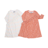 Winter Style Ruffle Design Lovely Print Baby Toddler Kids Long Sleeves Dress Little Baby Girl's Dress