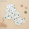 New Release Baby Peplum Sleeveless Top with Bloomers 100% Cotton Fabric Breathable Baby Clothing Set with OEM Service