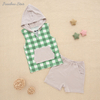 NEW Design For Baby Outfits Boy's And Girl's Sleeveless Tank Hoodie Outfit Tops And Shorts Baby & Kids Clothing Sets