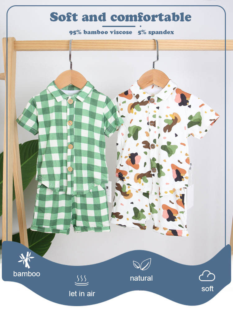 Baby & Kids Boys Polo Short Sleeve Shirt And Shorts With Pocket Design Summer Turn-down Collar Kids Clothing Suit