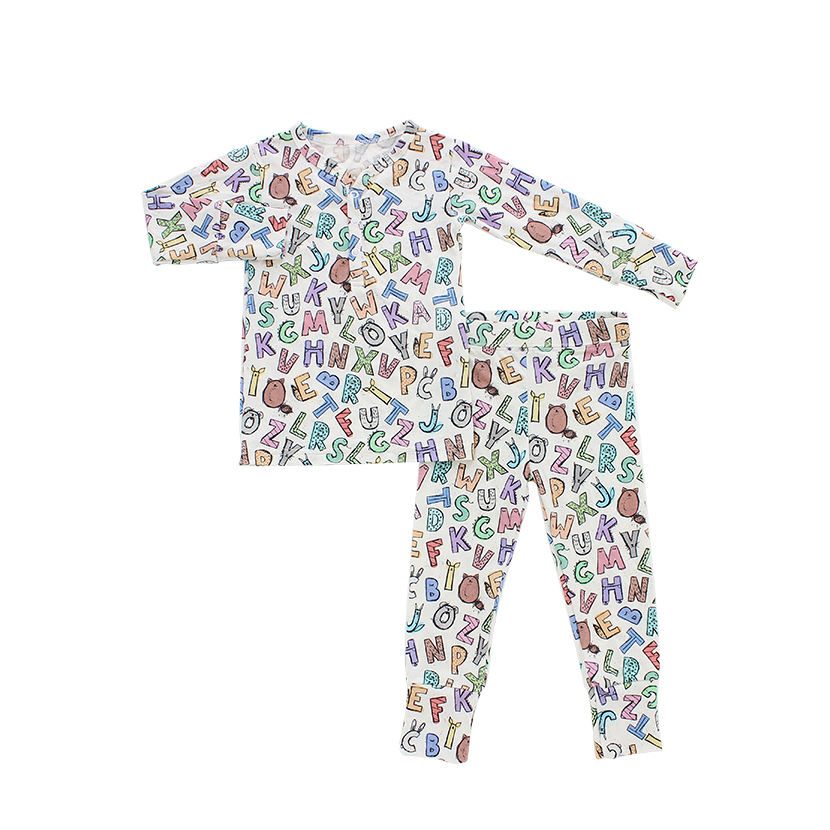 Baby & Kids Autumn Clothing Sets Long Sleeve Tops And Long Pants 2PCS Friendly Clothes With Lovely Pattern Design