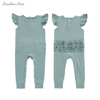 Baby Clothes Summer Style Jumpsuit Sleeveless & Long Pants With Snap Button Romper High Quality 95% Bamboo Fiber 5% Spandex