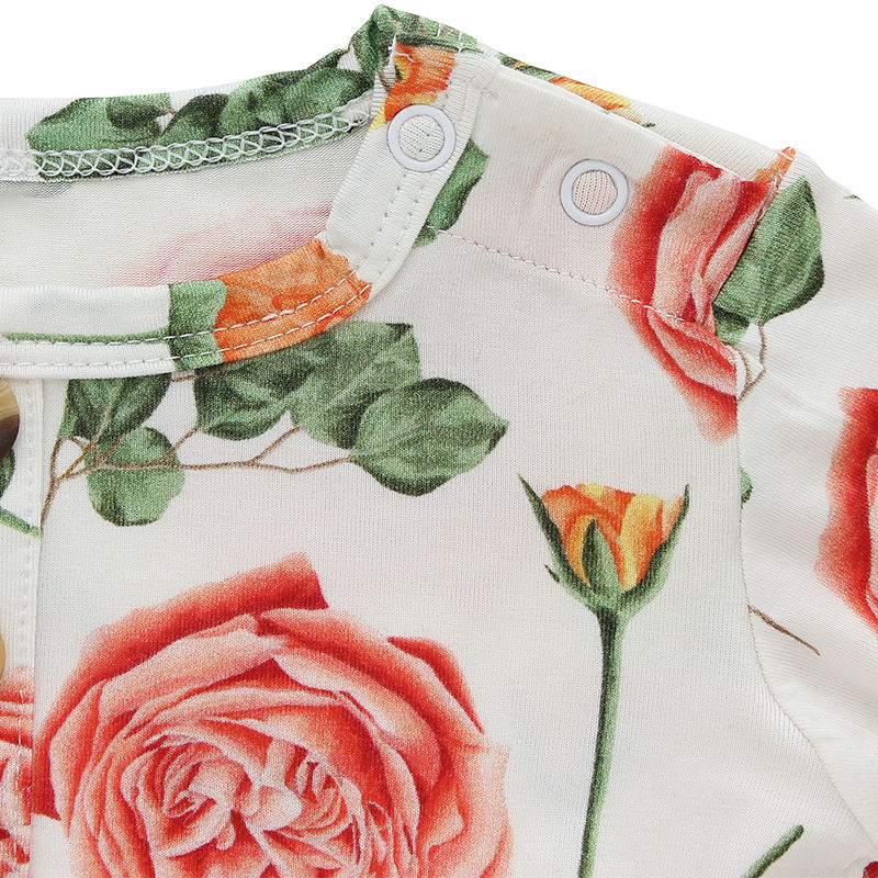 Wholesale Long Sleeve Baby Girls Clothing Set Factory Eco Friendly Causal Baby Pajamas Set Bamboo Spandex Cotton Fabric Clothes