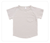 Wholesale Newborn Baby 0-2Years Summer Tops Solid Color With A Little Pocket Design Boy's And Girl's Kids T-shirt