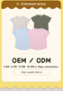 Wholesale Newborn Baby 0-2Years Summer Tops Solid Color With A Little Pocket Design Boy's And Girl's Kids T-shirt