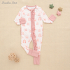 Bamboo Viscose Soft Baby Jumpsuit Pajamas Newborn Sleepers Boy Girl Clothes Printed Custom Baby Rompers