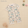 New Released Color Pattern Baby One-Piece Suit Summer Short Sleeve Ruffle Rompers Bodysuits Clothes Baby Clothes