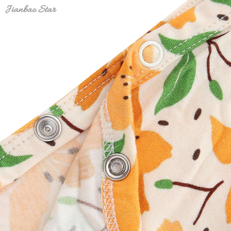 New Design High Quality 100% Cotton Beautiful Pattern Casual Style Buttons Condole Belt Baby Clothes Baby Rompers