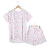 Super Soft Summer Female Night Dress Custom Color Sleepwear One Piece Dress Comfortable Bamboo Cotton Mommy Pajamas