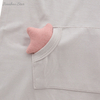 Wholesale Summer Style Jumpsuit With Short Sleeve & Snap Button Plain Color Bamboo Baby Romper Set