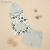 NEW Design For Baby Outfits Boy's And Girl's Sleeveless Tank Hoodie Outfit Tops And Shorts Baby & Kids Clothing Sets