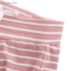 Hot Sale High Quality Comfortable Wholesale 100% Cotton New Design Strip-type Summer Sleeveless Suit Set Unisex Baby Clothes