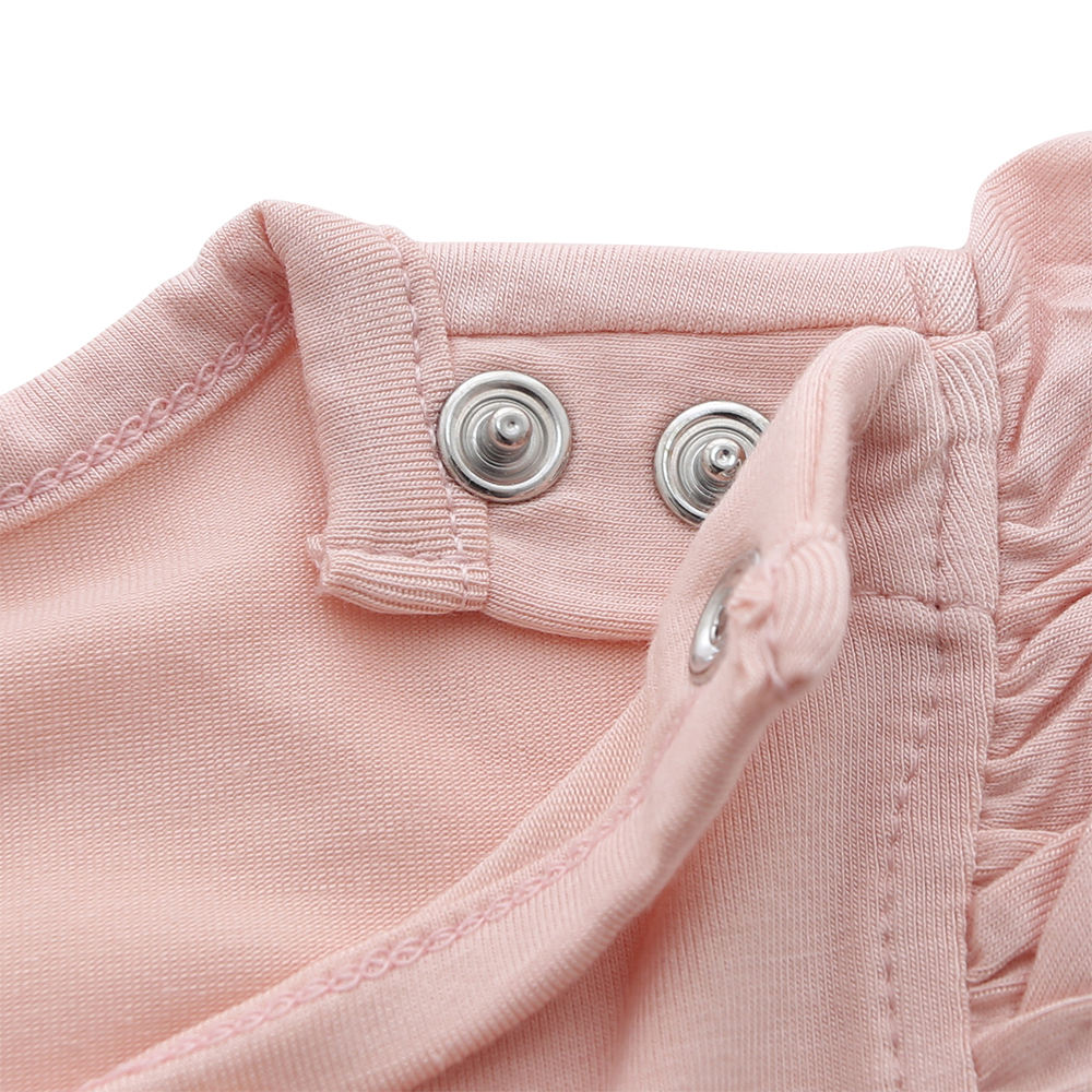 New Arrivals High Quality Hot Sale Customs Solid Color Ruffled Buttons Sleeveless Lovely Baby Girls Dresses