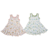 Digital Printing Baby Girls Dress Wholesale New Style Summer Hot Sale Pattern Sleeveless Lovely Suspender Baby Girls Clothing