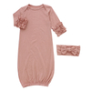 New Hot-selling Infant Baby Girls Sleep Nightgowns Full Sleeve Kids Sleeping Bag O-Collar Style Pajamas With Headband