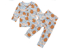 New Wholesale Baby Pajamas Set Long Sleeve Sleeping Wear Bamboo Viscose Spandex Cotton Unisex Autumn Winter Two Piece Clothing