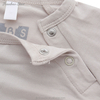 Wholesale Summer Style Jumpsuit With Short Sleeve & Snap Button Plain Color Bamboo Baby Romper Set